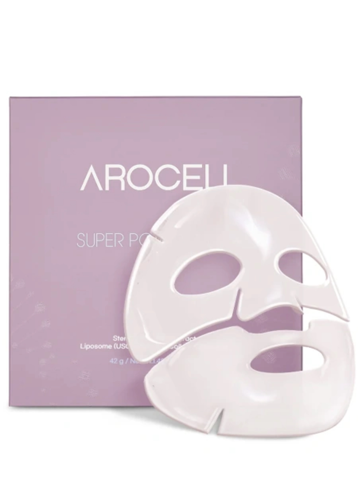 Ампульная гидрогелевая маска с низкомолекулярным коллагеном AROCELL Super Power Mask EX, 42 гр