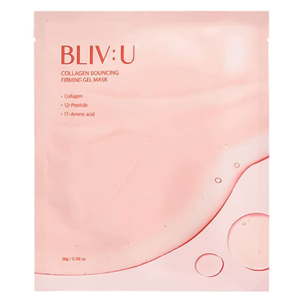 Коллагеновая гидрогелевая маска с пептидами BLIV:U Collagen Bouncing Firming Gel Mask