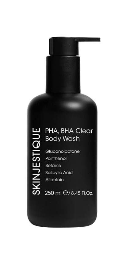 Гель для душа с кислотами SKINJESTIQUE PHA, BHA Clear Body Wash, 250 мл