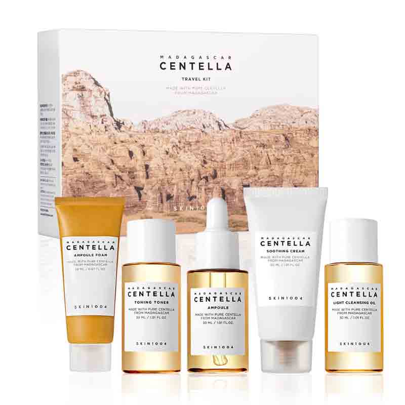 Набор миниатюр с центеллой SKIN1004 Madagascar Centella Travel Kit