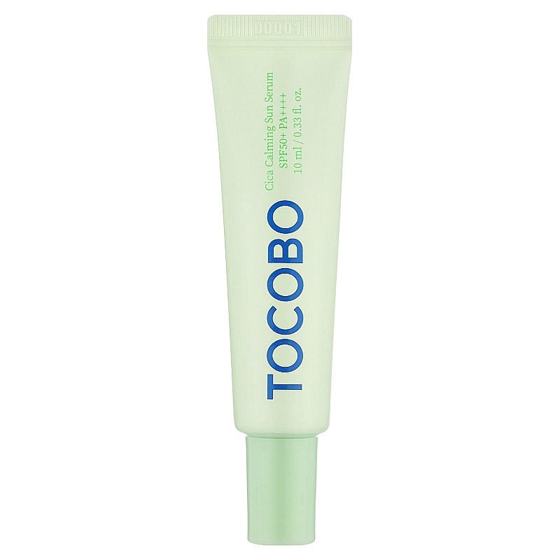 Успокаивающая солнцезащитная сыворотка Tocobo Cica Calming Sun Serum SPF50+ PA++++, 10 мл