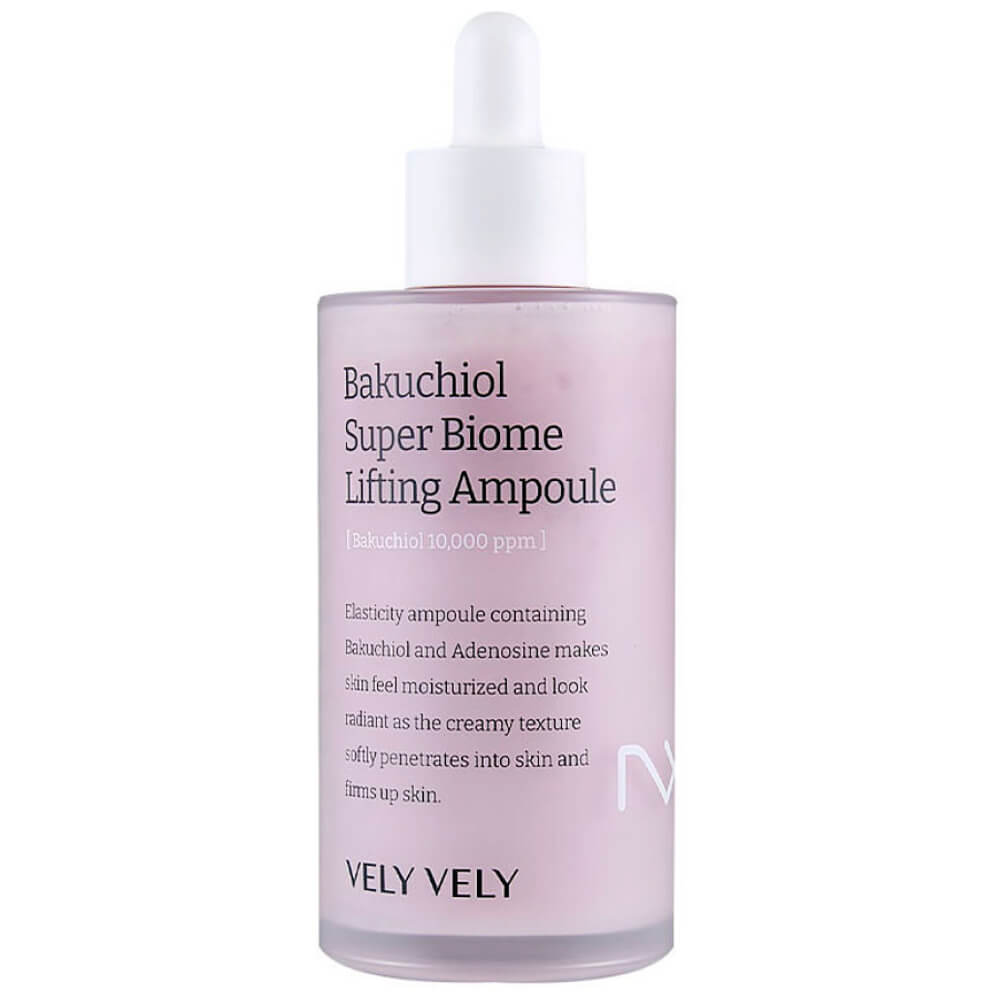 Лифтинг-сыворотка с 1% бакучиолом Vely Vely Bakuchiol Super Biome Lifting Ampoule, 100 мл
