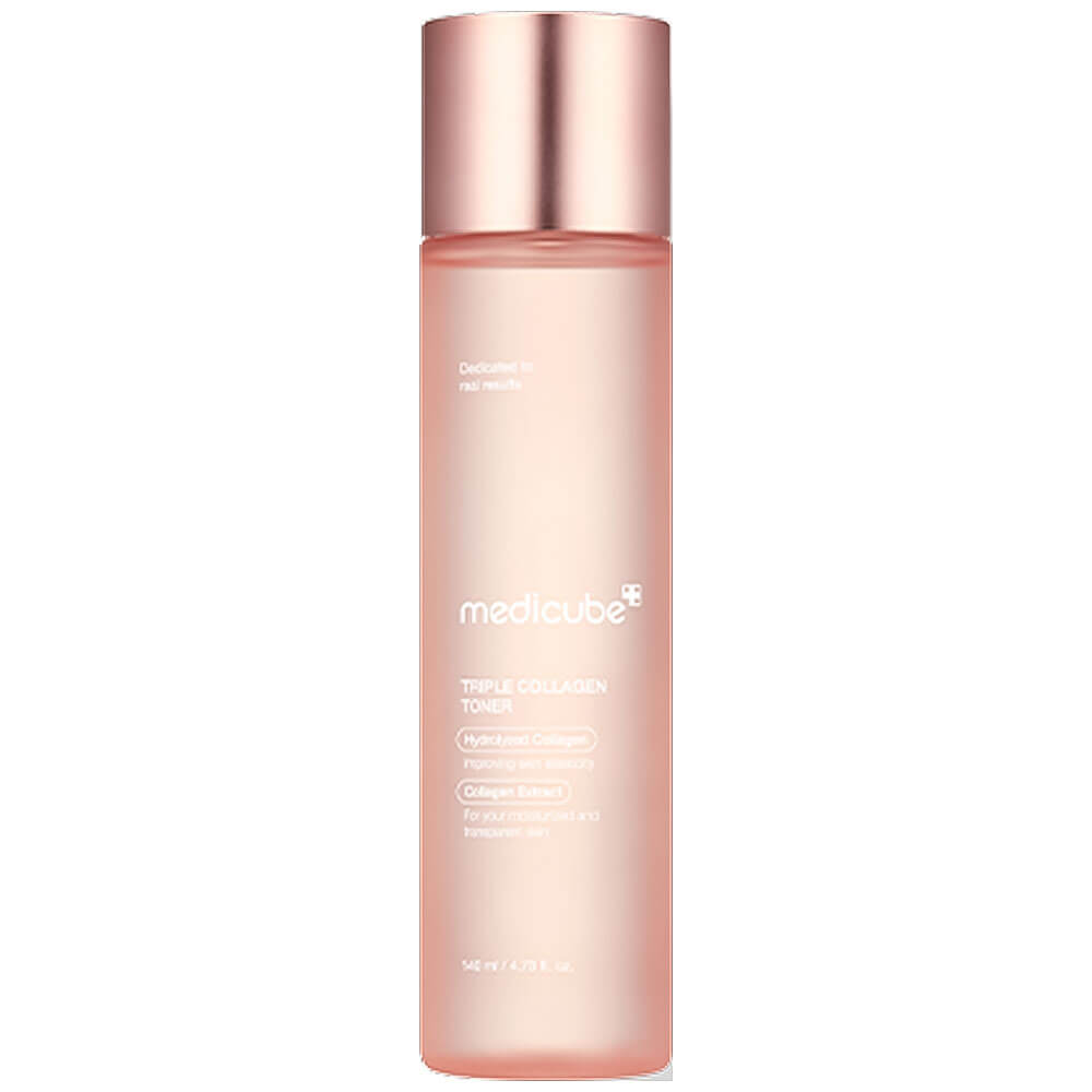 Тонер для упругости кожи с коллагеном medicube Triple Collagen Toner, 140 мл